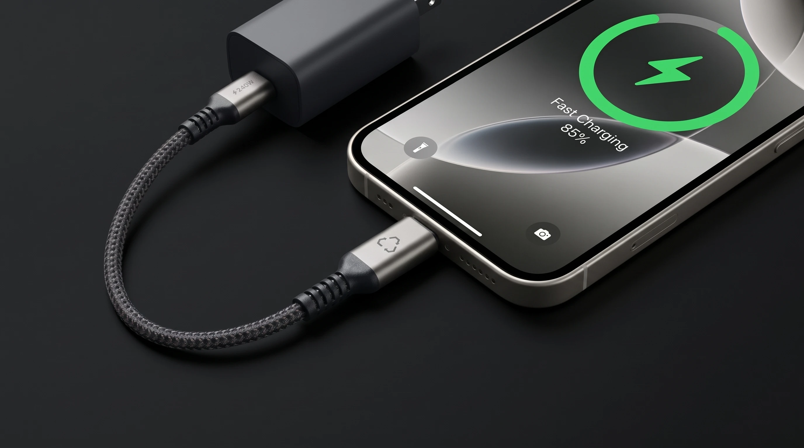 Smartphone in ricarica rapida collegato a NEXUS